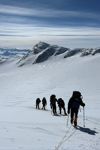 On way up Mt Vinson